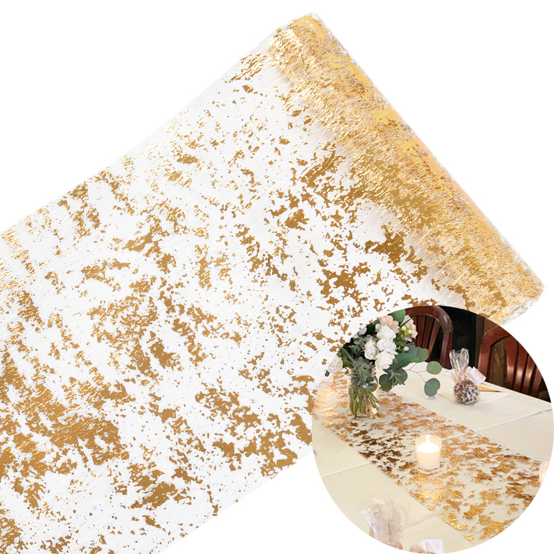 웨딩 테이블 러너 로즈 골드 스팽글 금속 메쉬 식탁보, - Table Runner Sequin 리뷰 및 가격
