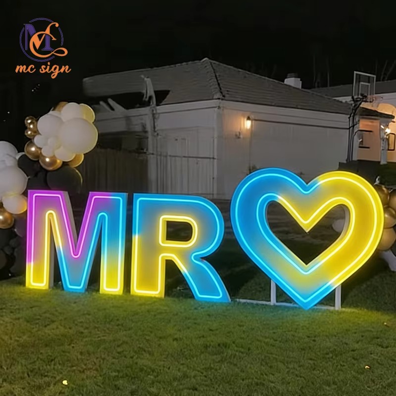 독립형 LED 간판 4피트 마키 레터링 (이벤트 대여, - Wedding Party Supply Rentals 리뷰 및 가격