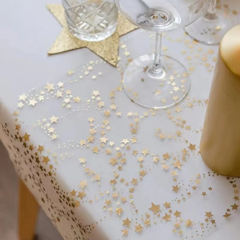 파티 테이블 러너 폴리에스터 섬유 반짝이는 메탈릭 골드 - Table Runner Sequin 리뷰 및 가격