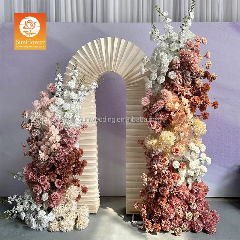 선웨딩 메탈 프레임 실크 플라워 아치 (맞춤 색상 가능 - Wedding Arch Flower 리뷰 및 가격
