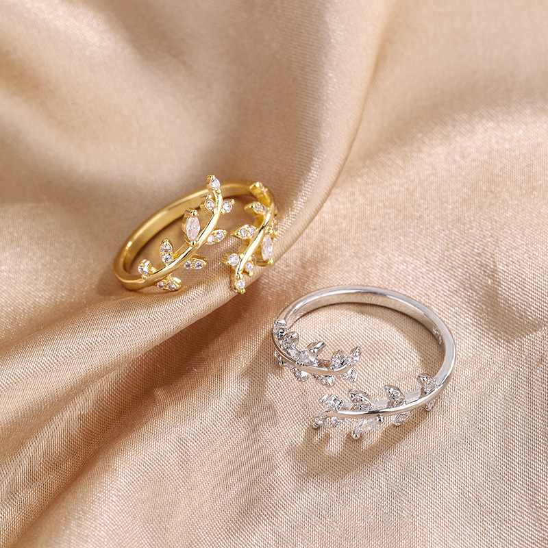925 스털링 실버 골드 조정 가능한 지점 지르콘 여성 - Wedding Job 리뷰 및 가격