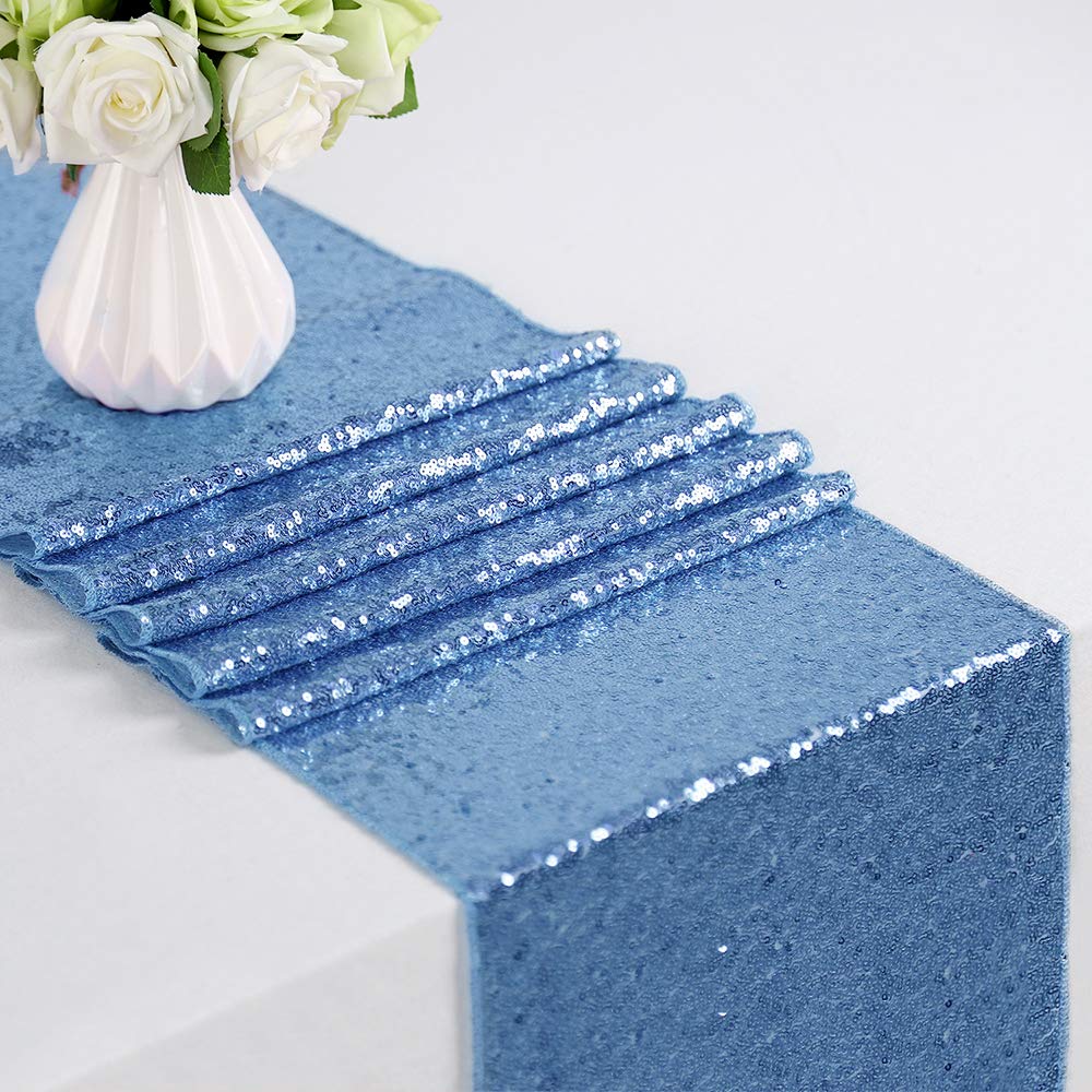 파티 홈 테이블 Docoration 생일 축하 웨딩 신 - Table Runner Sequin 리뷰 및 가격