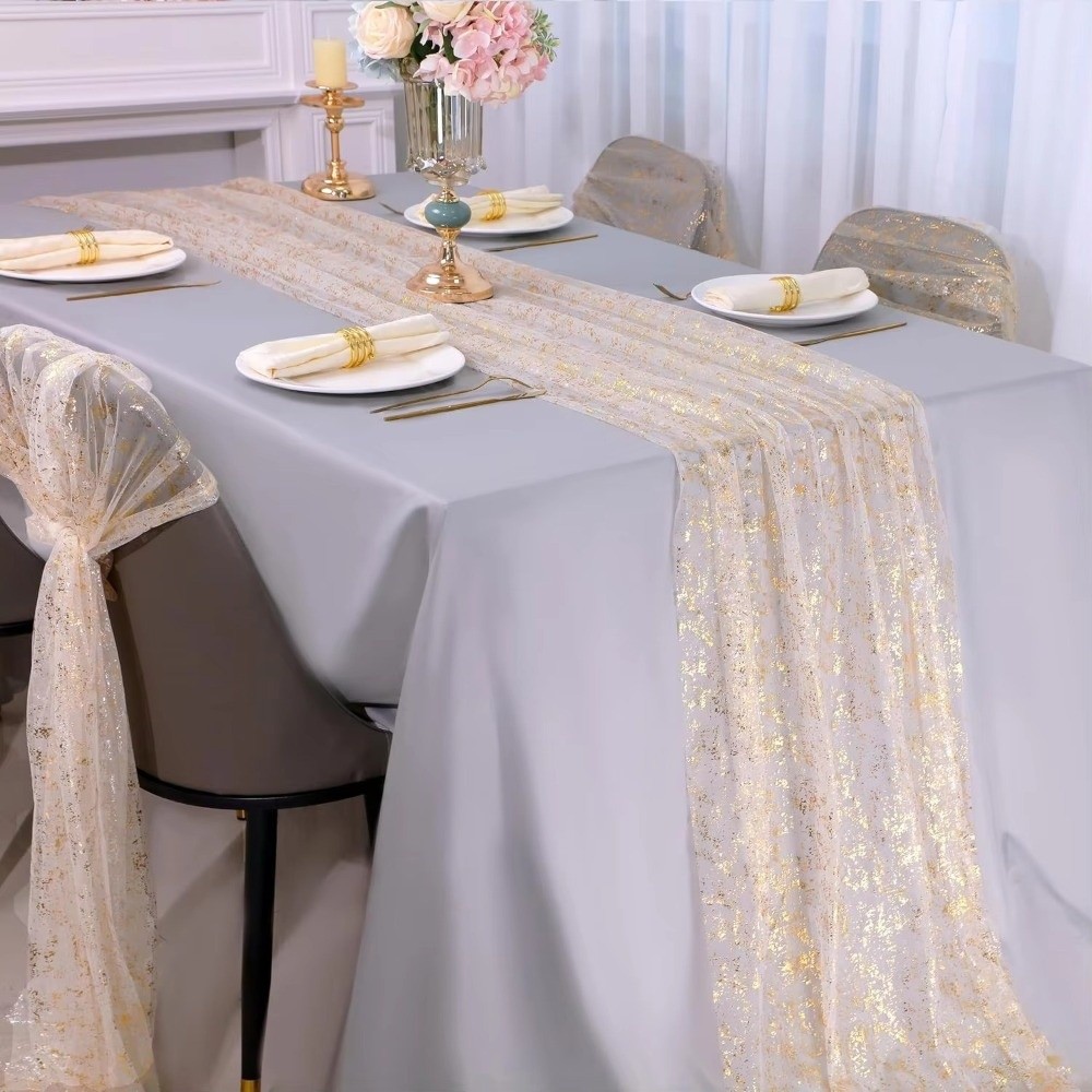 골든 스팽글 글리터 핫 스탬핑 테이블 플래그 유럽 스타 - Table Runner Sequin 리뷰 및 가격