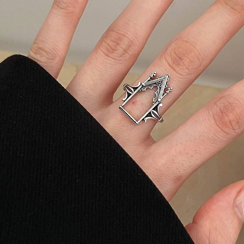 925 스털링 실버 캐슬 고딕 약혼 반지 여성용 웨딩  - Wedding Job 리뷰 및 가격